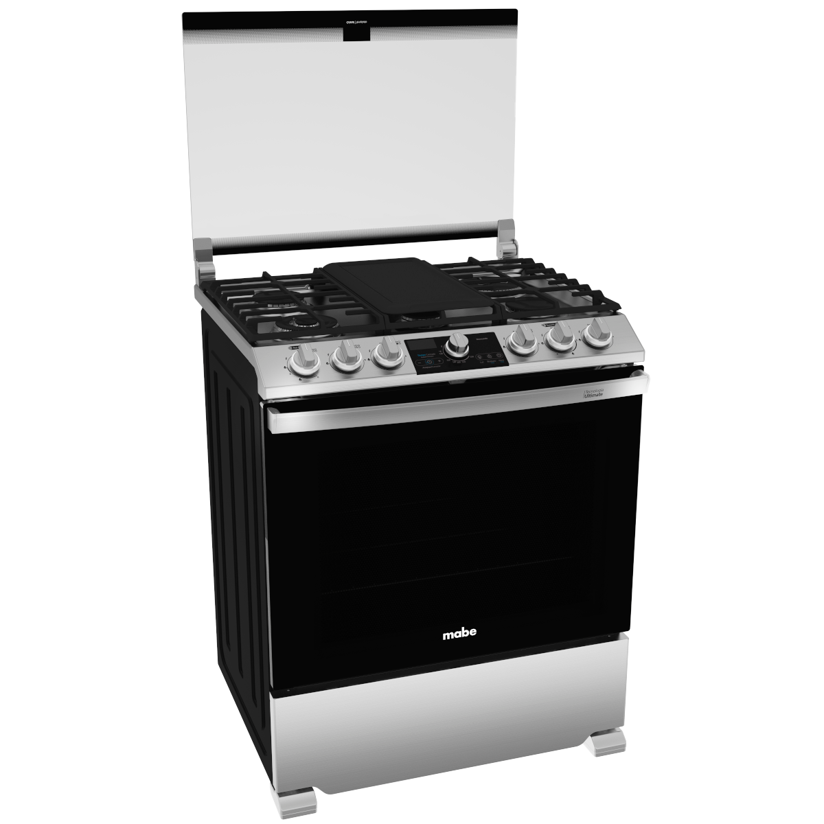 Estufa a gas MABE modelo LL0101 con acabado en acero inoxidable, ideal para cocinar en casa. comprar estufa a gas en Honduras.