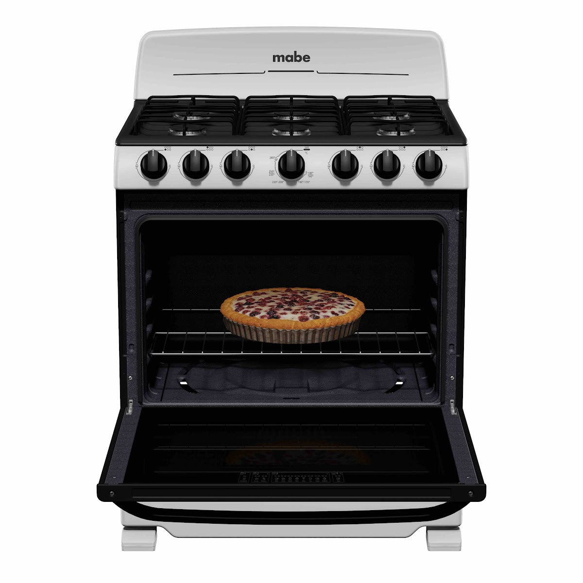 Estufa a gas MABE con horno espacioso ideal para comprar estufa a gas en Honduras