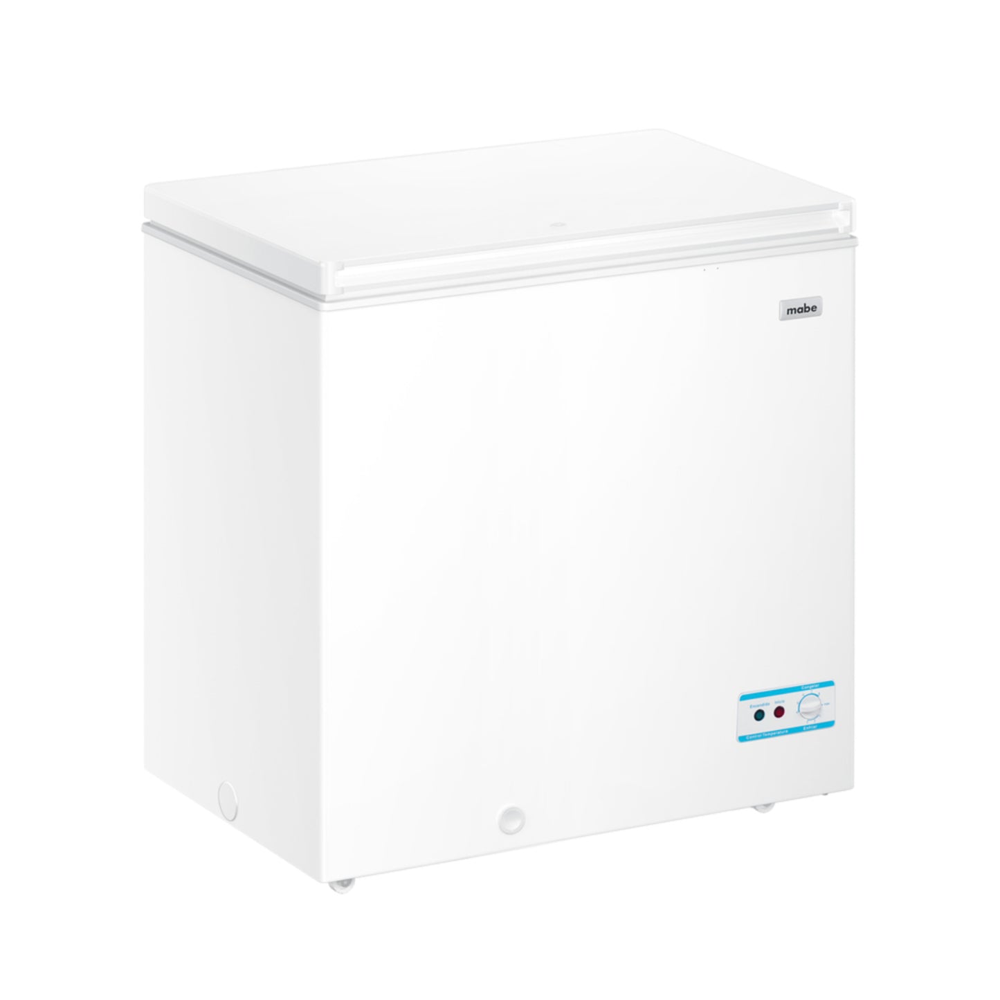 Congelador horizontal 7 pies Honduras de MABE, ideal para almacenar alimentos congelados.