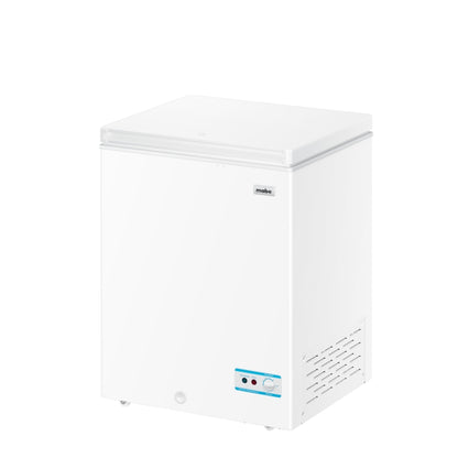 Congelador MABE de triple función con control electrónico en color blanco y diseño práctico