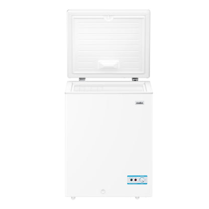 Congelador MABE de triple función con control electrónico, ideal para almacenamiento eficiente de alimentos.