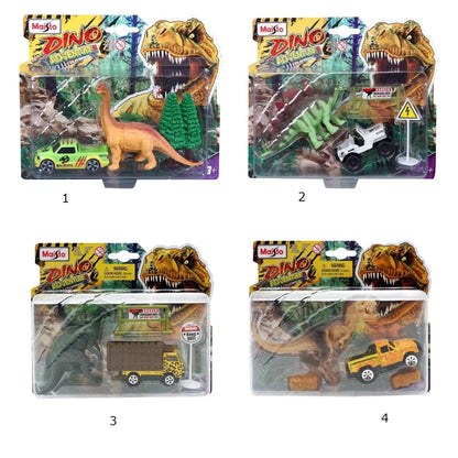 Juguete Dino Maisto con dinosaurios, vehículos y paisaje de aventuras