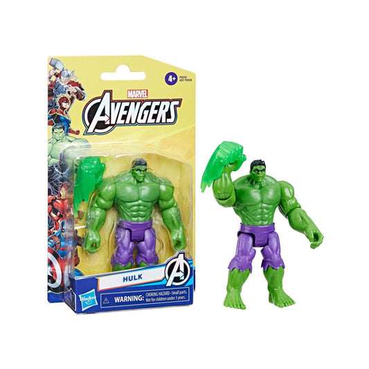 Figura de Hulk verde, modelo Marvel Avengers, con empaque de cartón
