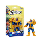 Figura Thanos de Marvel Avengers, color azul y dorado, con empaque de juguete