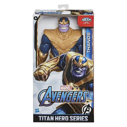 Figura Thanos de la serie Titan Hero de Marvel, en caja frontal