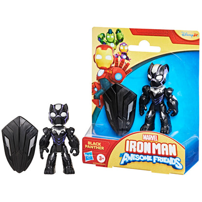Figura Black Panther de Marvel con escudo, juguete para niños, empaque en caja