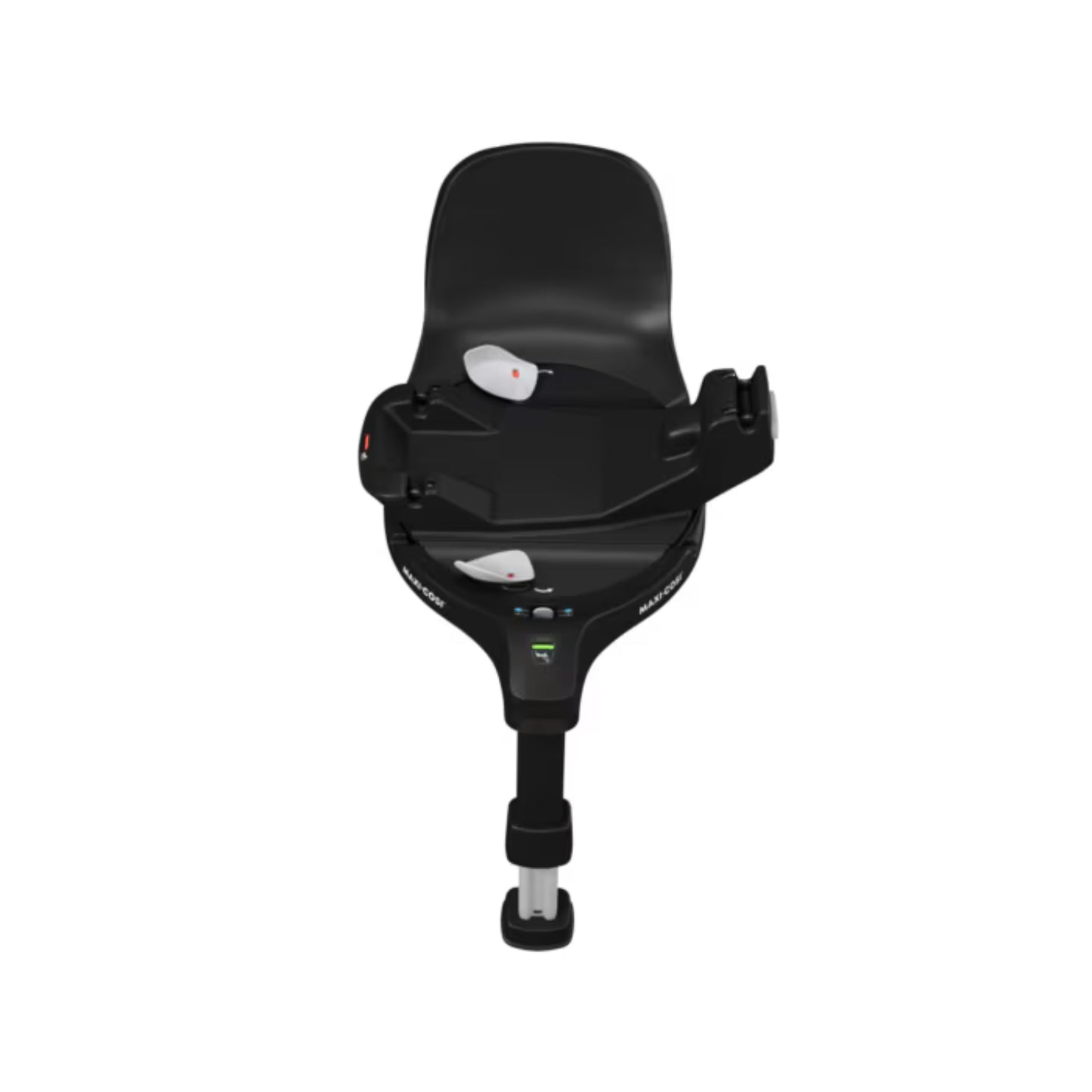 Base Maxi Cosi negra vista superior, instalación para asiento de auto
