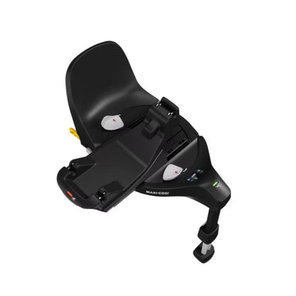Base negra Maxi Cosi vista superior, ideal para silla de auto