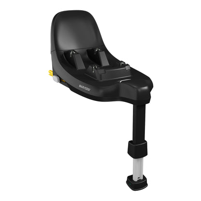 Silla Maxi Cosi en negro, base de instalación para seguridad infantil.