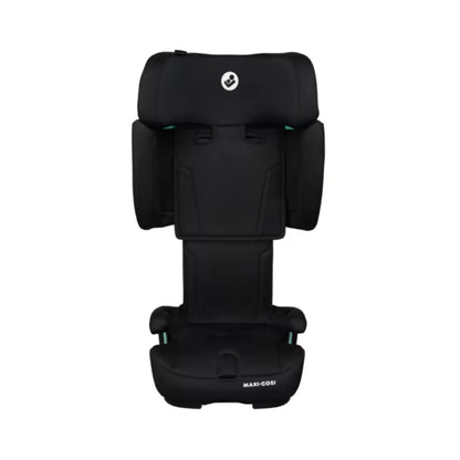 Silla Maxi Cosi negra vista frontal, ideal para seguridad infantil