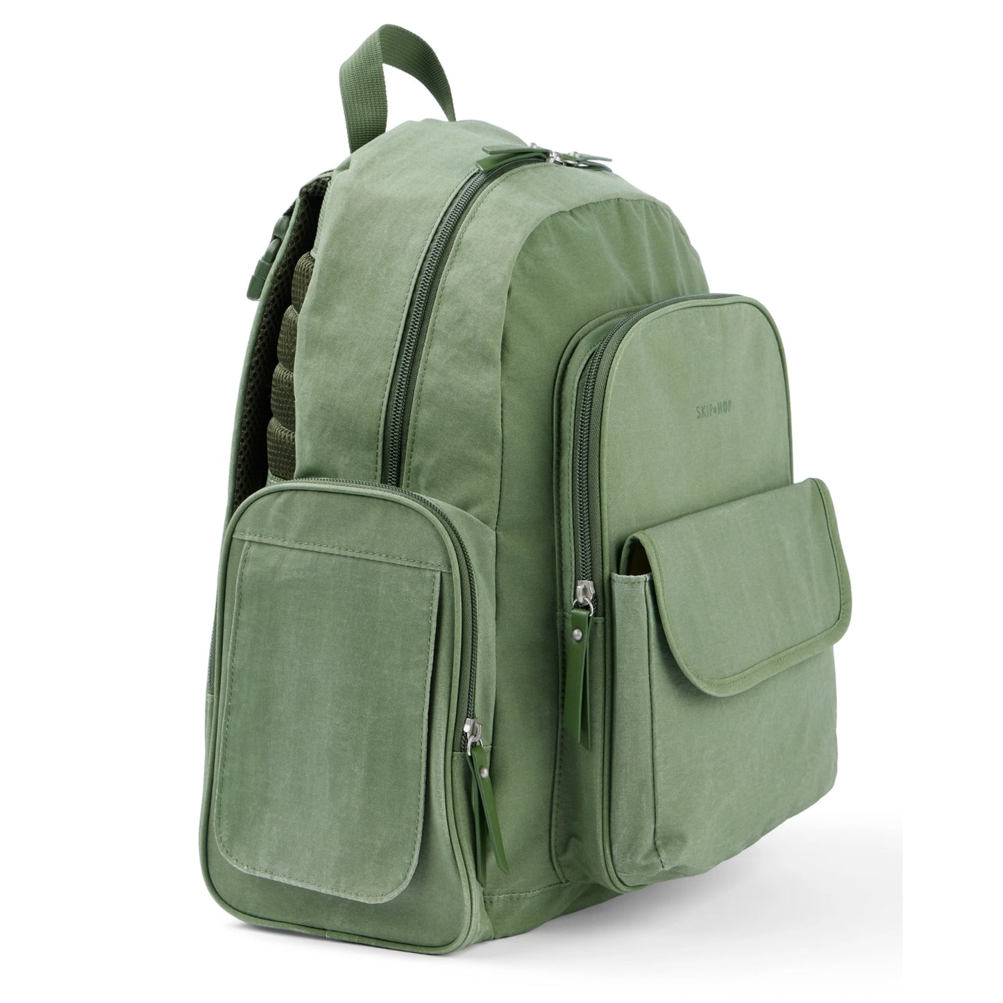 MOCHILA PAÑALERA LUNA VERDE SALVIA