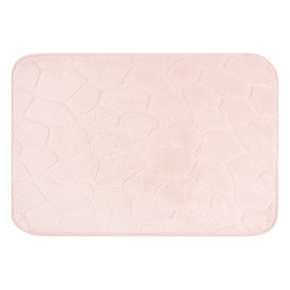 Set de Baño Modernhouse: Cortina 100% PEVA + Alfombra Rosa – 2 Pzs