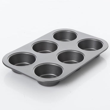 moldes para hornear de silicon gris con seis cavidades para repostería