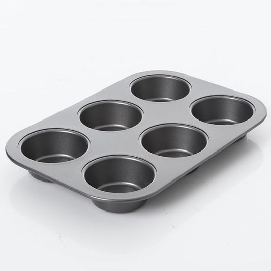 moldes para hornear de silicon gris con seis cavidades para repostería