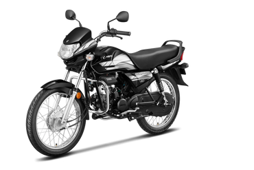 Motocicleta Hero Eco Deluxe en color negro con diseño elegante y tecnología eficiente, motocicleta eco deluxe precio honduras
