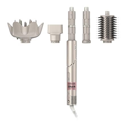 Multiestilizador Shark FlexStyle 4 en 1 con múltiples accesorios para peinados versátiles y personalizados