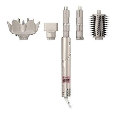 Multiestilizador Shark FlexStyle 4 en 1 con múltiples accesorios para peinados versátiles y personalizados