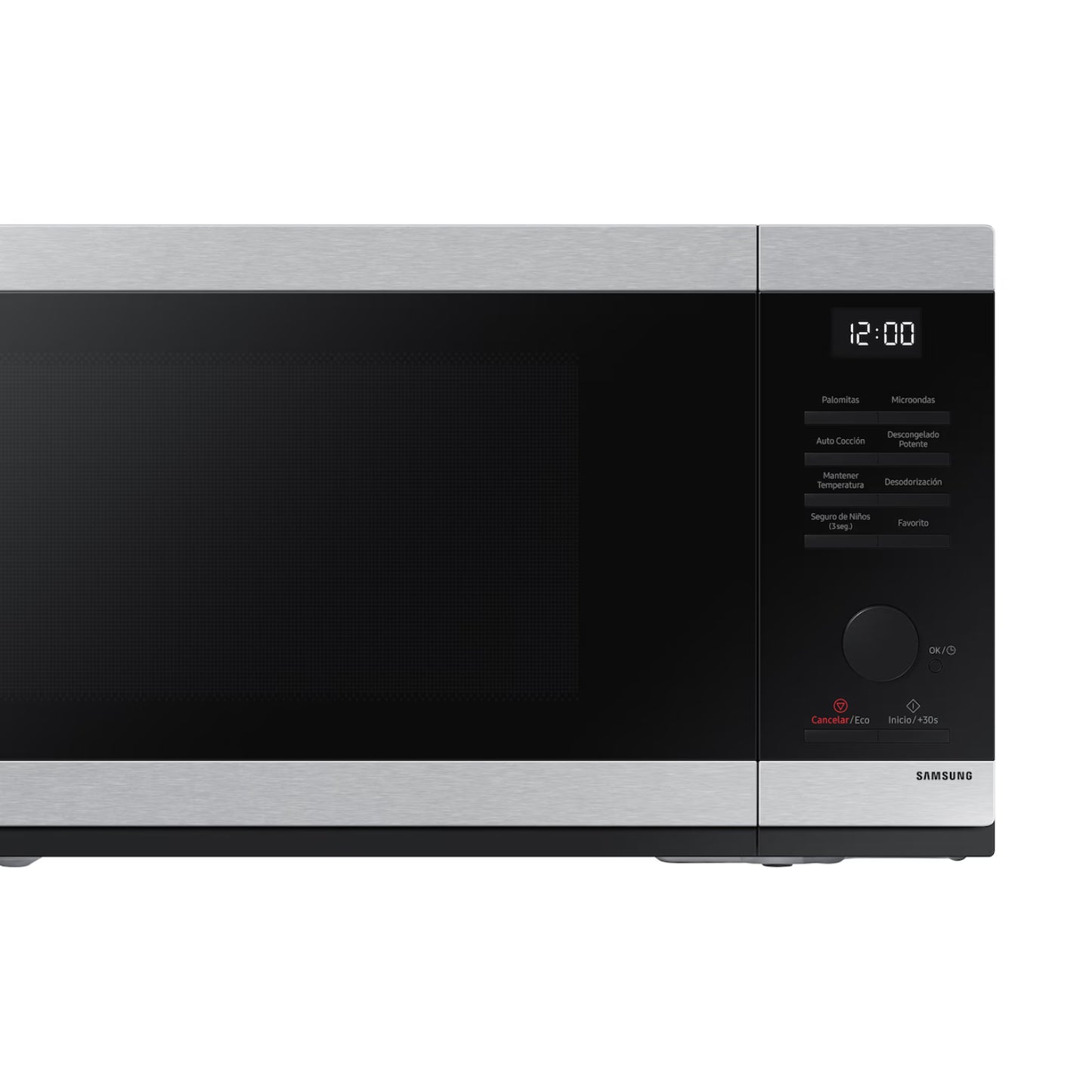 Microondas Digital Samsung 1.1 p³ Ceramic - Color Negro - MS32DG4504ATAX