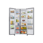 Refrigeradora Samsung Side by Side 19 Cu.Ft. Digital Inverter Silver RS40H53XDTED