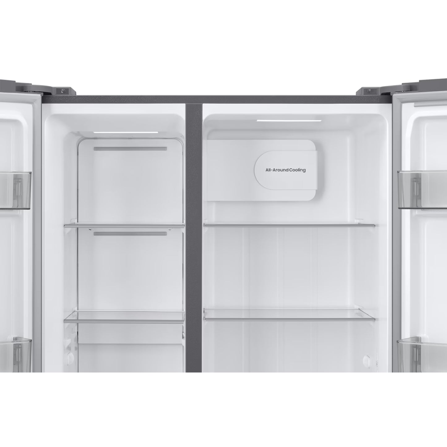 Refrigeradora Samsung Side by Side 19 Cu.Ft. Digital Inverter Silver RS40H53XDTED