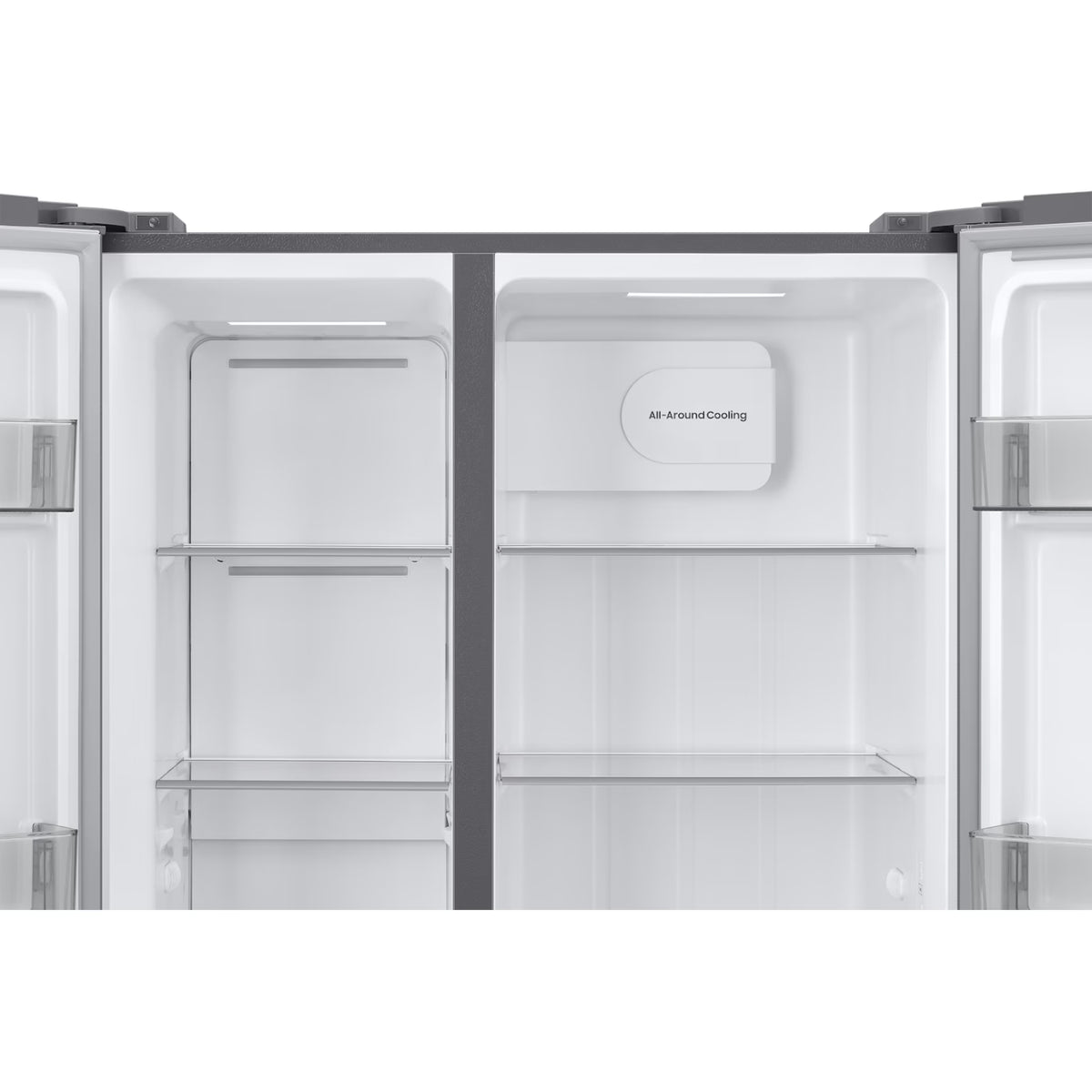 Refrigeradora Samsung Side by Side 19 Cu.Ft. Digital Inverter Silver RS40H53XDTED