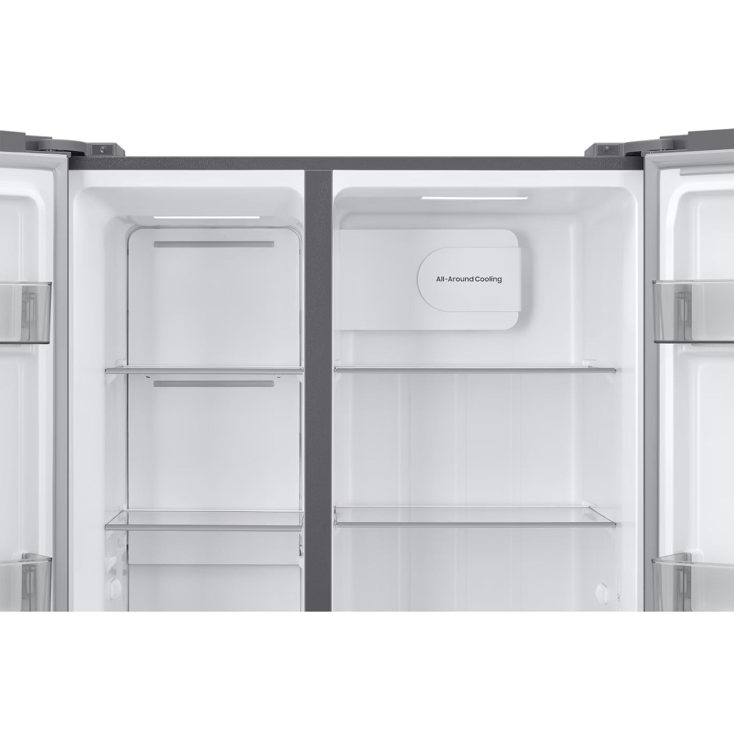 Refrigeradora Samsung Side by Side 19 Cu.Ft. Digital Inverter Silver RS40H53XDTED