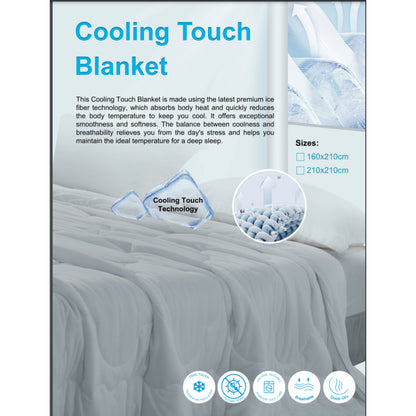 Manta fresca LL02 para ropa de cama fresca para verano con tecnología de enfriamiento avanzada