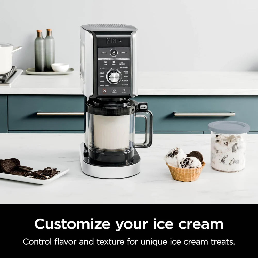 Máquina de helados Ninja Creami Honduras en una cocina moderna, ideal para personalizar sabores y texturas.