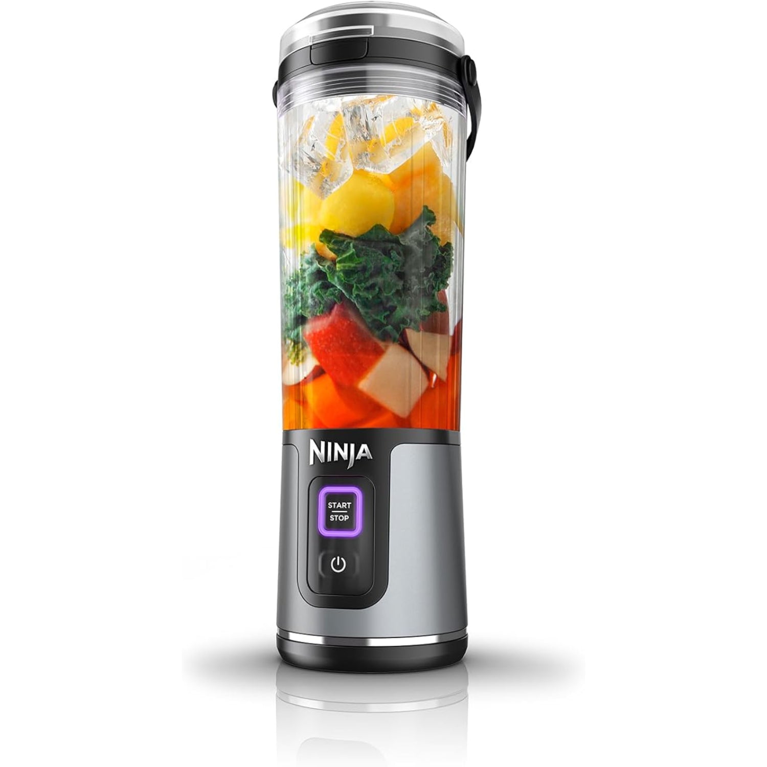 Licuadora personal Ninja Blast Honduras con ingredientes frescos para batidos saludables