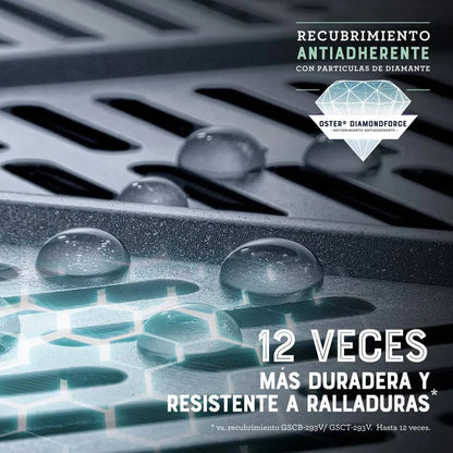 Freidora de aire Oster 6 litros Honduras con recubrimiento antiadherente resistente a ralladuras