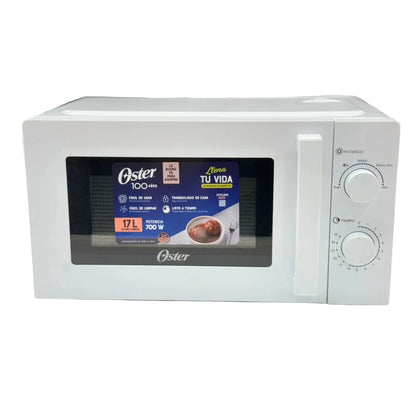 microondas blanco Oster 17L frontal, kitchen
