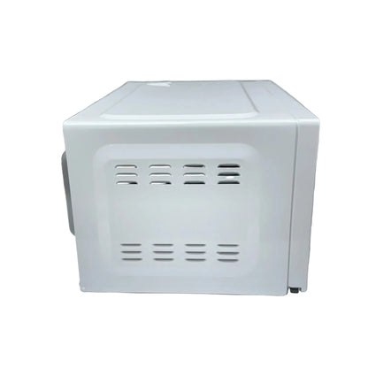 Microondas OSTER blanco lateral, cocina moderna