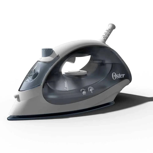Plancha a vapor Oster para ropa con diseño ergonómico y control de temperatura ajustable