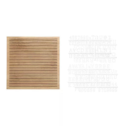 Pizarra de madera de PEARHEAD con líneas para mensajes creativos