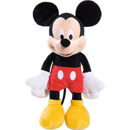 Peluche Mickey Mouse grande frente con orejas y guantes blancos