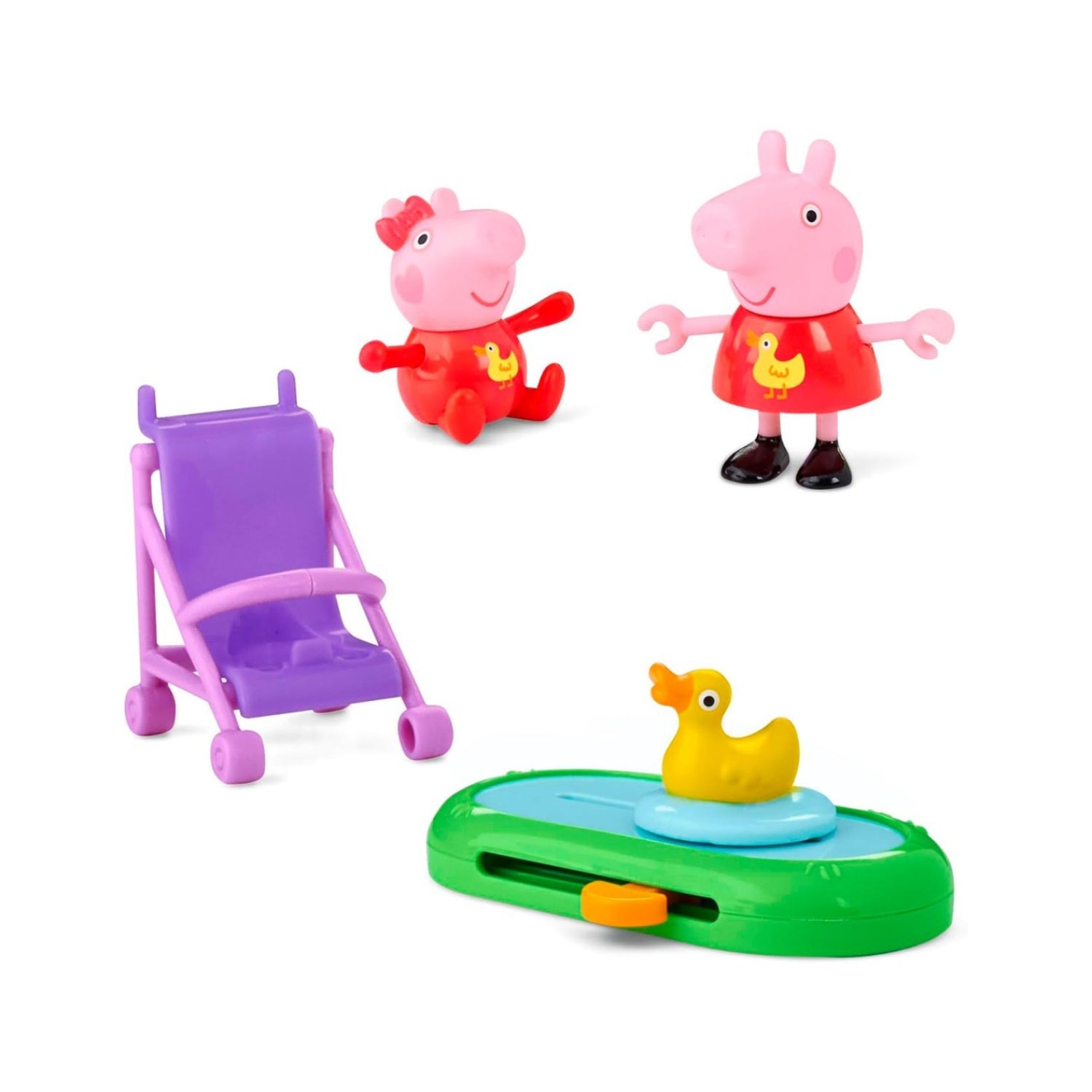 Juguete set juego de mesa con figuras de Peppa y accesorios en colores vibrantes