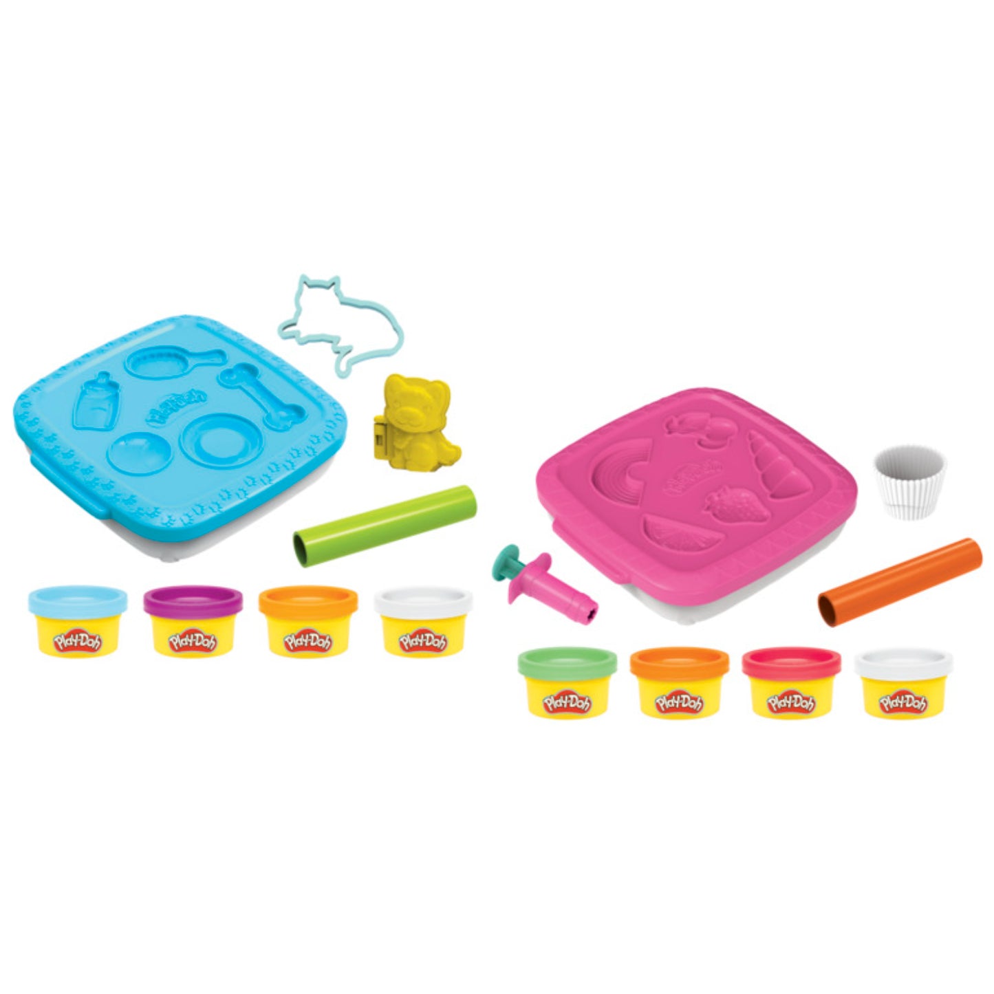 Kit de plastilina Play-Doh variado con moldes y herramientas, vista frontal