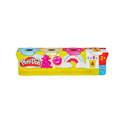 Play-Doh set de 4 botes de masas de colores para niños, manualidades y diversión creativa