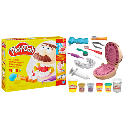 Juego de Play Doh con herramientas y colores, caja y accesorios para crear y modelar