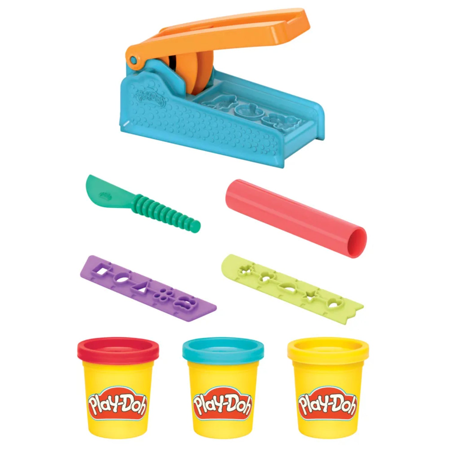 Juego de Play Doh con herramientas, colores brillantes y accesorios para crear formas