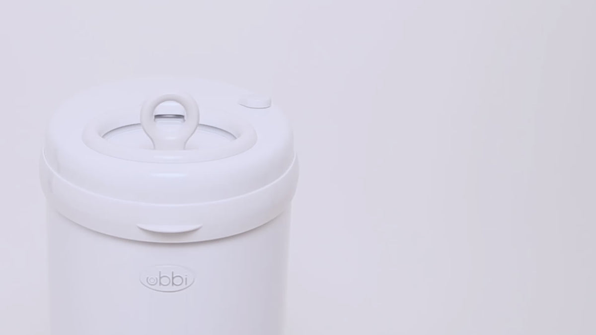 Contenedor para Pañales Ubbi Acero Inoxidable Antiolor Gris 10006