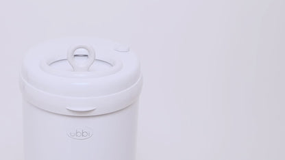 Contenedor para Pañales Ubbi Acero Inoxidable Antiolor Gris 10006