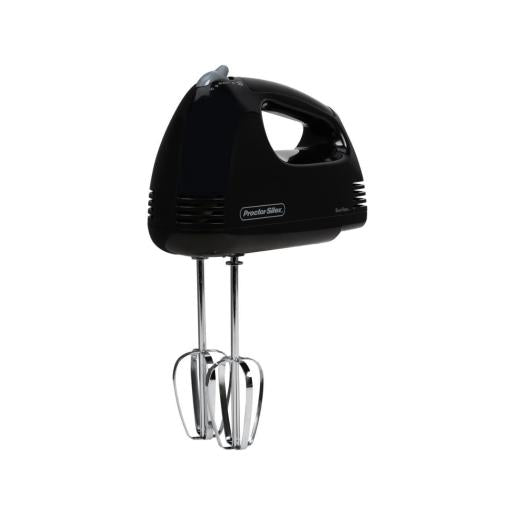 Batidora de mano negra 5 velocidades Proctor Silex con varillas de metal para mezclar con facilidad