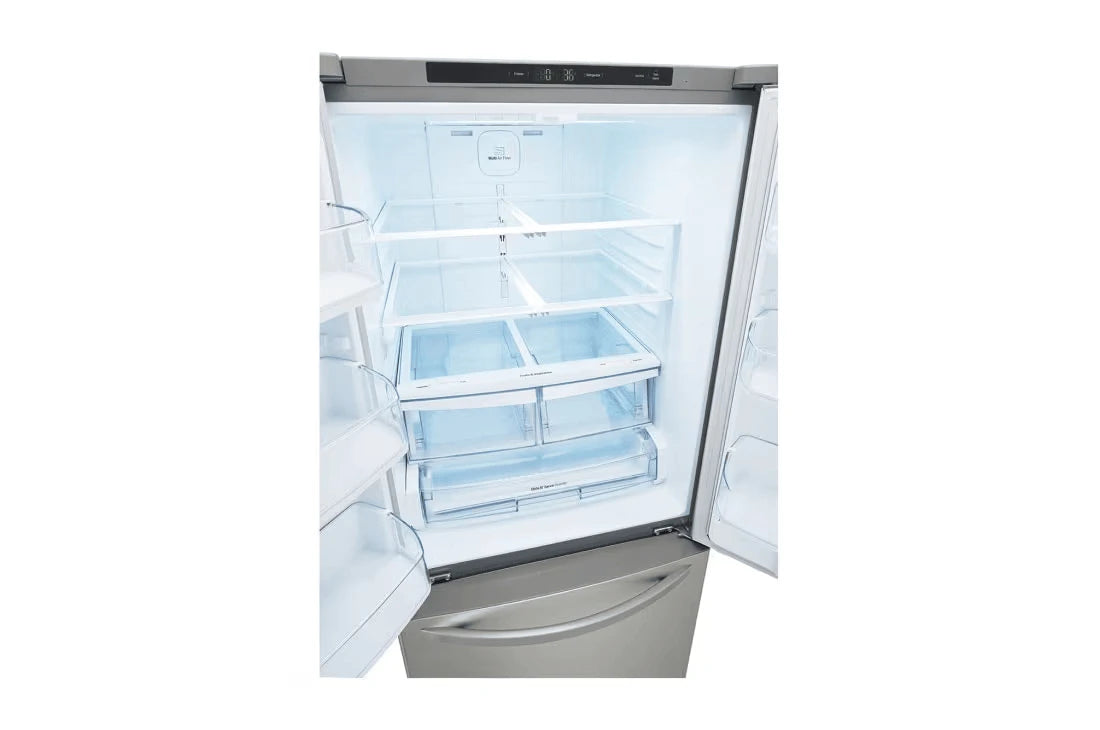Refrigeradora LG GM22BGPK French Door 22 pies³ con Linear Inverter Multi Air Flow y Smart Diagnosis
