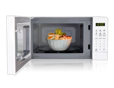 Microondas Digital Oster 0.7' Blanco – 700W con 6 Menús Automáticos