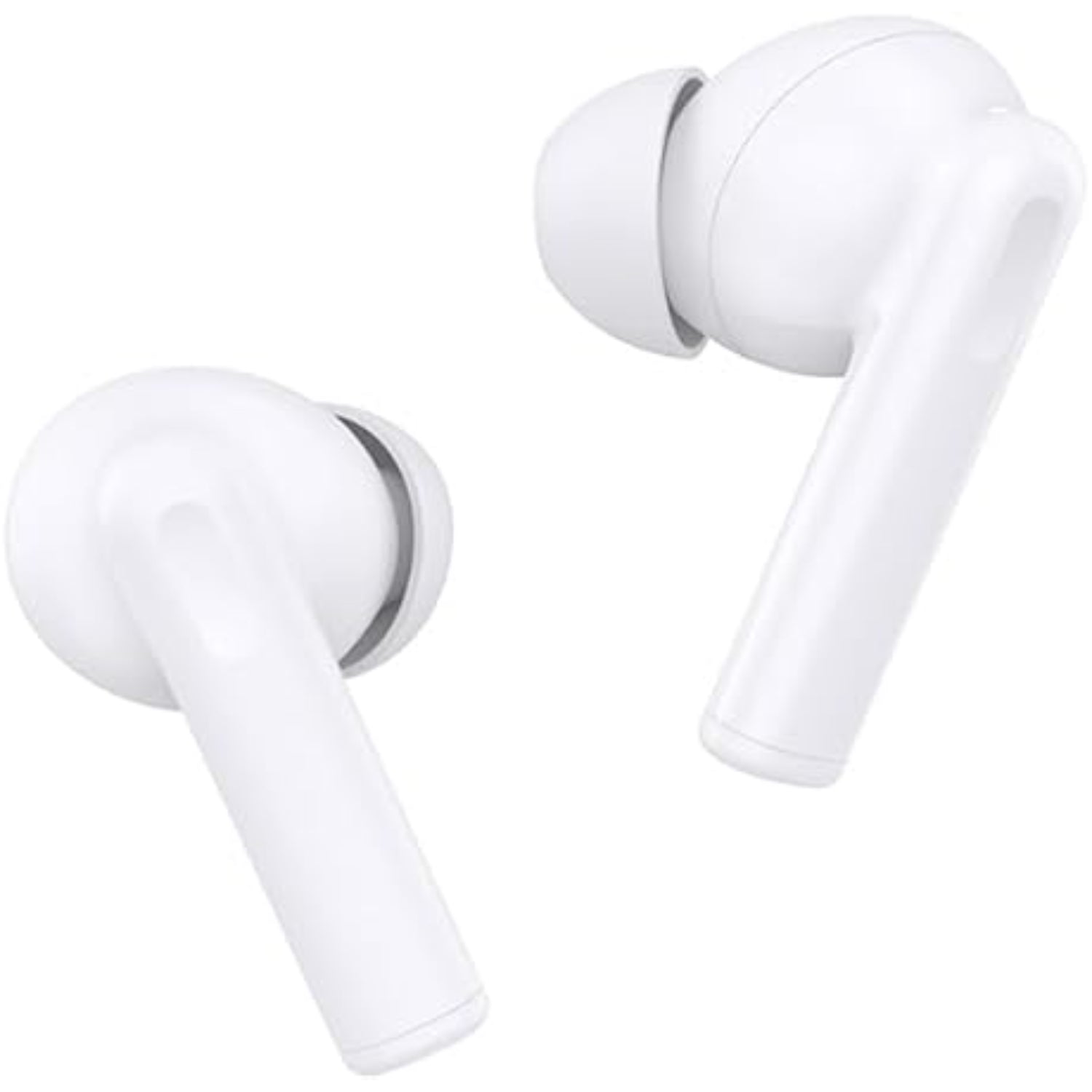 Auriculares HONOR blancos, vista lateral, uso diario y deportivo