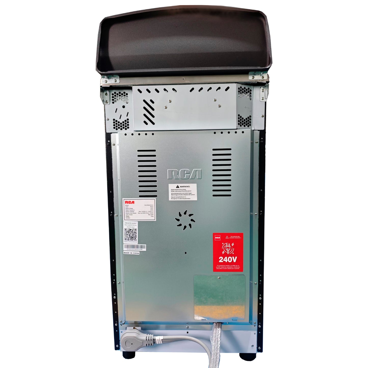 Estufa eléctrica 20 pulgadas vitrocerámica RCA con diseño moderno y fácil de instalar en cocina