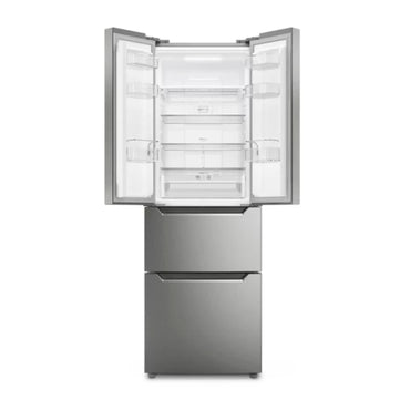 Refrigeradora french door 11 pies acero inoxidable de FRIGIDAIRE con amplio espacio interior y estantes ajustables