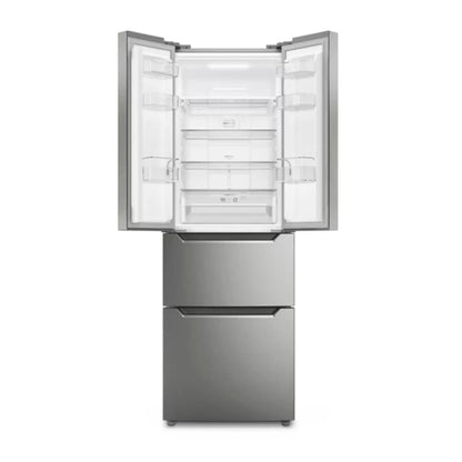 Refrigeradora french door 11 pies acero inoxidable de FRIGIDAIRE con amplio espacio interior y estantes ajustables