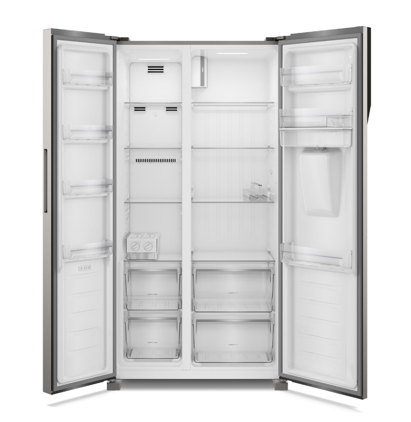 Refrigeradora inverter 15 pies FRIGIDAIRE con amplios compartimentos y estantes ajustables